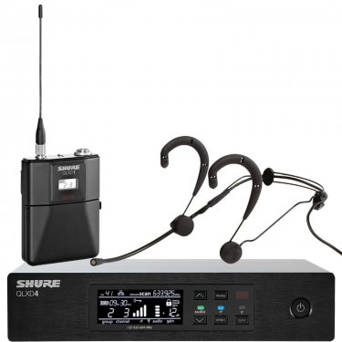 Shure QLXD14/WBH53 舒尔数字无线头戴麦克风 一拖一无线头戴话筒