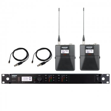 Shure ULXD14D/MX150 舒尔一拖二无线微型领夹式话筒