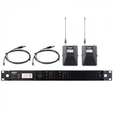 Shure ULXD14D/WL93 舒尔一拖二微型领夹无线麦克风