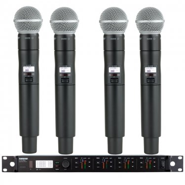 Shure ULXD24Q/SM58 舒尔无线手持话筒 ULXD24Q/SM58心形动圈手持无线麦克风