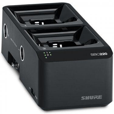 Shure SBC220 舒尔2单元联网插座充电器