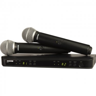 Shure BLX288/PG58 舒尔一拖二手持无线话筒 无线人声麦克风
