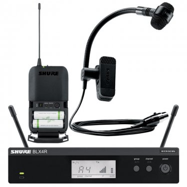 Shure BLX14R/PGA98H 舒尔铜管乐器无线话筒 心形电容乐器无线麦克风 BLX14R/P98H
