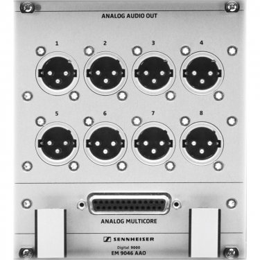 森海塞尔 EM 9046 AAO 模拟输出模块 Sennheiser 无线话筒系统 多通道音频接收机