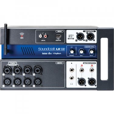 声艺,Ui12,无线数字调音台,Soundcraft,机架式数字调音台,WIFI ipad遥控调音台,声艺调音台,远程控制数字调音台,会议调音台,乐器调音台,