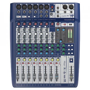声艺,Signature 10,模拟调音台,Soundcraft,调音台,10路通道带效果调音台,声艺调音台