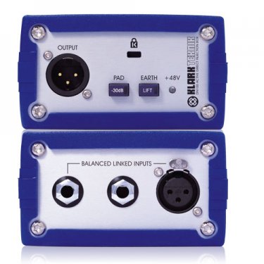 KT DN100 DIBOX DI盒 Klark teknik 有源DI盒 有源隔离盒 直插盒 隔离器 音频隔离变压器