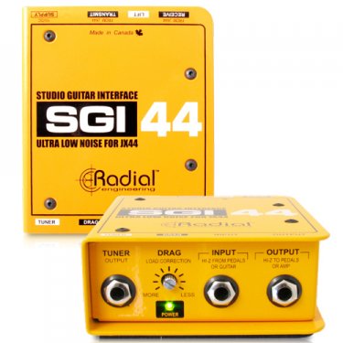 Radial,SGI 44,现场吉他远程传输DI直插盒,吉他信号扩展器,录音室吉他接口,吉他D