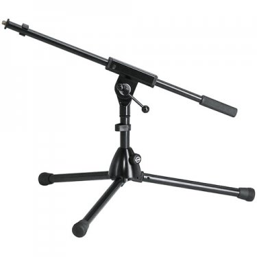 K&M 25910-300-55 超低麦克风支架 底鼓支架 矮的话筒支架