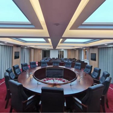 圆桌会议室扩声系统方案 拓捷 TOJIE LA-1000T有线触摸式手拉手会议扩声系统配置