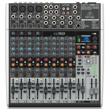 百灵达 Behringer X1622USB 模拟调音台 USB声卡调音台 直播K歌调音台