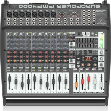 百灵达 Behringer PMP4000 有源调音台 带功放调音台 模拟调音台 带效果调音台 会议