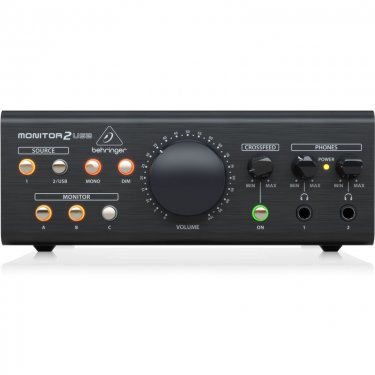 百灵达 Behringer MONITOR2USB 音量控制器 监听控制器 耳机放大器