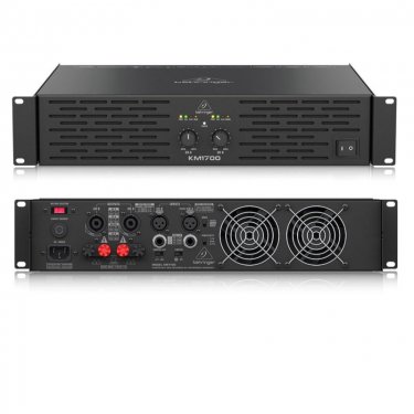 百灵达 Behringer KM1700 功放 两通道功放 功率放大器 500瓦功放