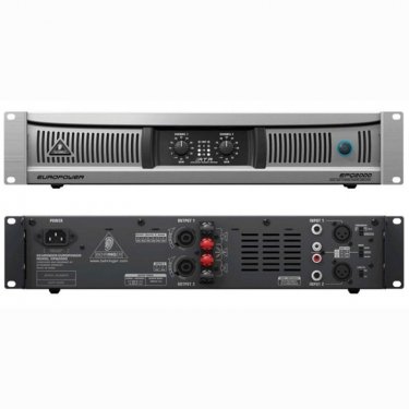 百灵达 Behringer EPQ2000 数字功放 双通道功放 后级功放 功率放大器 500瓦功放