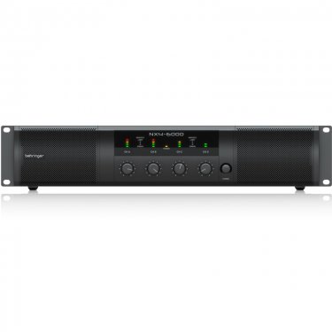百灵达 Behringer NX4-6000 功放 四通道功放 后级功放 功率放大器 1600瓦功放 四通道