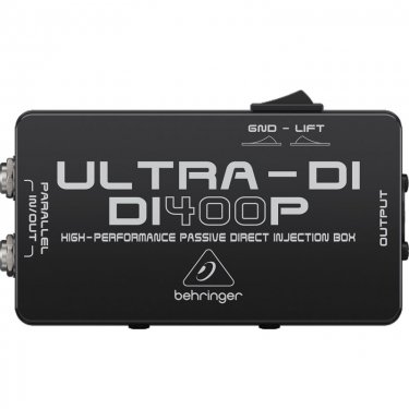 百灵达 Behringer DI400P 无源DI盒 2路DI盒 非平衡信号转平衡信号 多功能ID盒 消除音