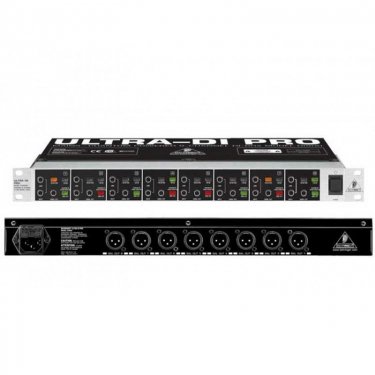 百灵达 Behringer DI800 V2 八路DI盒 线路型号DI盒 非平衡信号转平衡信号 多功能ID盒