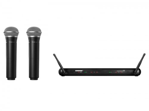 Shure 舒尔 SVX288/PG28 双人声手持一拖二无线话筒